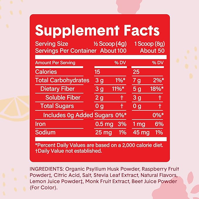 Bellway Super Fiber Powder + Fruit (5 Pack), (250 Servings)