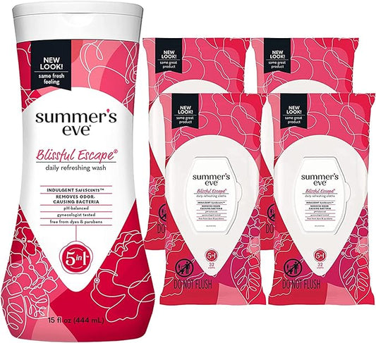 Summer's Eve Blissful Escape Cleansing Cloths, 1 Count