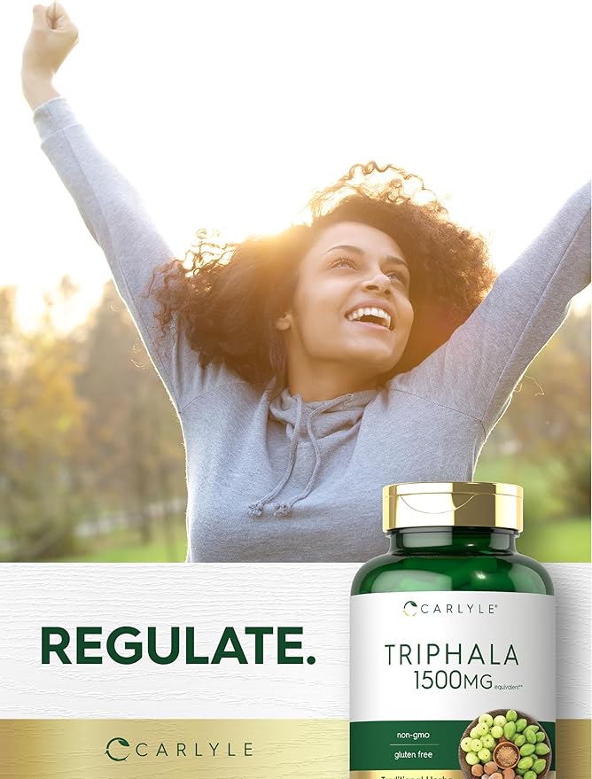 Carlyle Triphala Capsules 1500mg | 180 Count