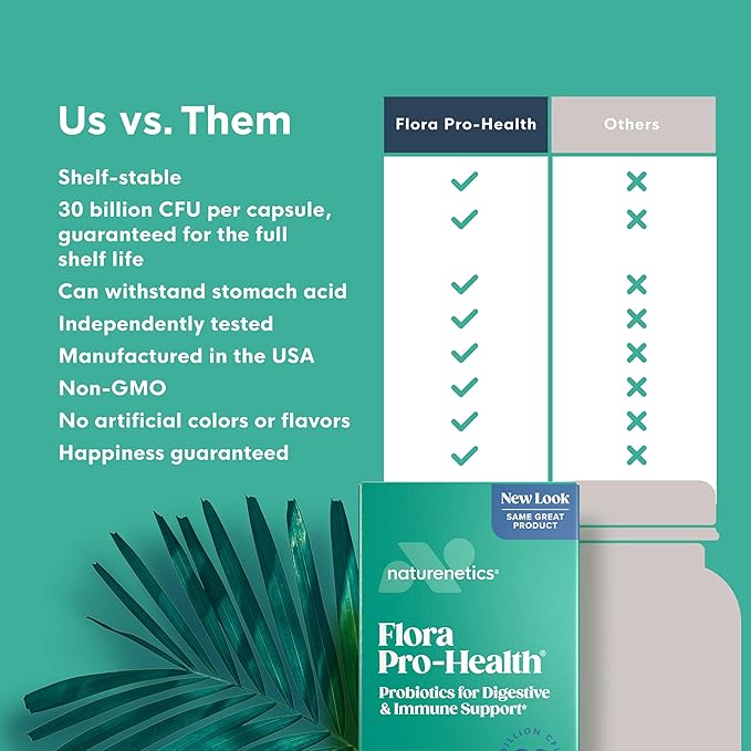 Probiotics 30 Billion CFU Guaranteed 5 Strains 60 Vegan
