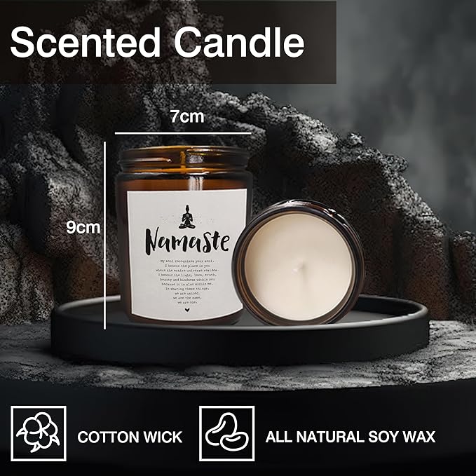 Mancheng-zi Namaste Candle, Yoga Gifts