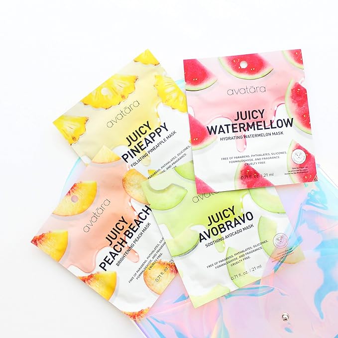 Avatara Juicy Face Mask Set of 4, Face