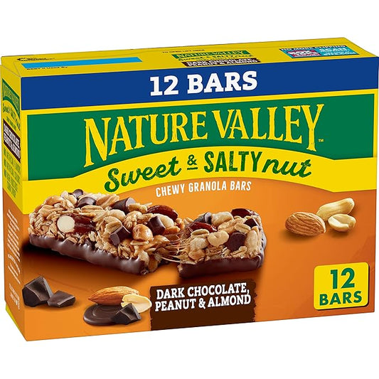 Nature Valley Granola Bars, Dark Chocolate Peanut Almond, 12 ct, 14.4 OZ