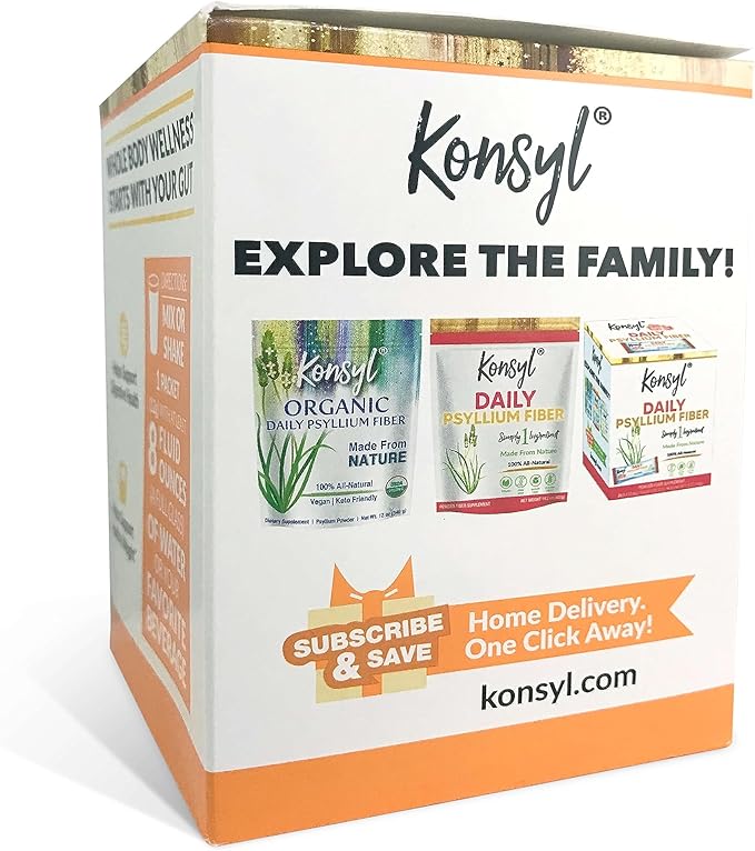 Konsyl Daily Fiber Orange 100% Natural 30 Individual