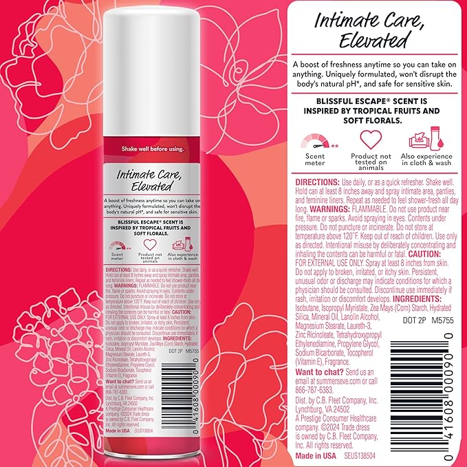 Summer's Eve Blissful Escape Daily Refreshing 2 oz