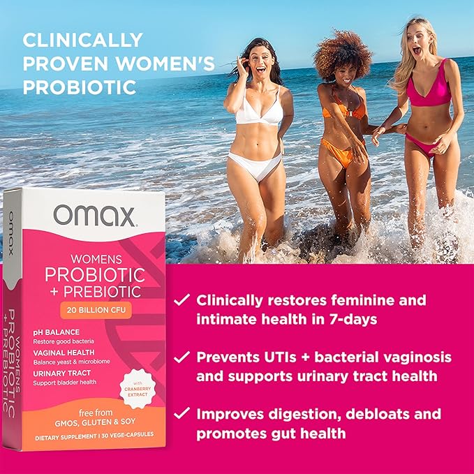 Omax Health Prebiotics and Probiotics Complex