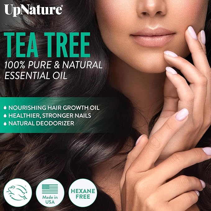 UpNature Tea Tree Essential Oil Roll On 100% Natural