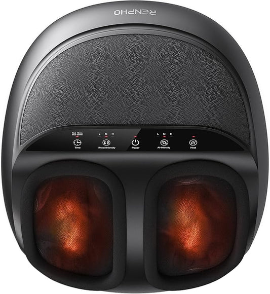 RENPHO Foot Massager Machine with Heat, 13, Black