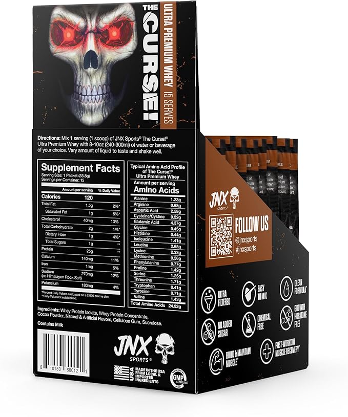 JNX SPORTS The Curse! Ultra Premium 15 Box 25g Protein