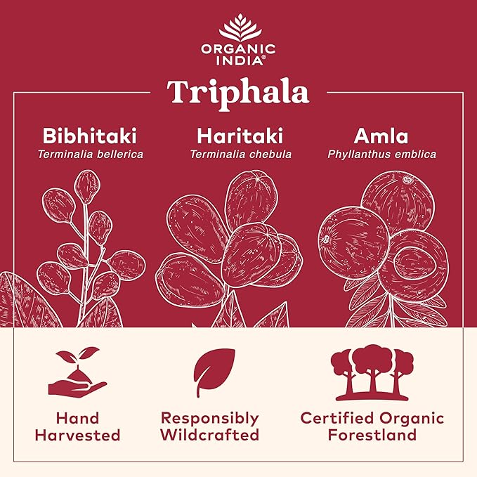 ORGANIC INDIA Triphala Powder, Digestive Support (1 Pound)