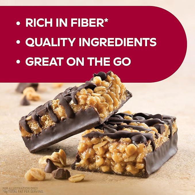 Atkins Chocolate Chip Granola Protein Meal Bar, 12 Count & Vanilla Caramel Pretzel Protein Meal Bar, 5 Count Bundle
