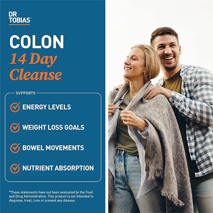 Dr. Tobias Colon 14 Day Cleanse, 3 Bottles 28 Capsules (1-2 Daily)