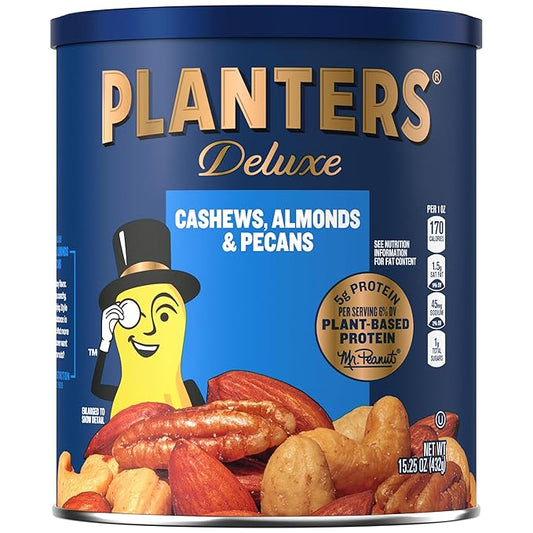 PLANTERS Deluxe Cashews, Almonds & Pecans, 15.25 Oz
