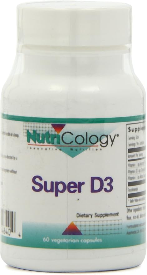 Nutricology Super D3 Dietary Supplement 60 Count