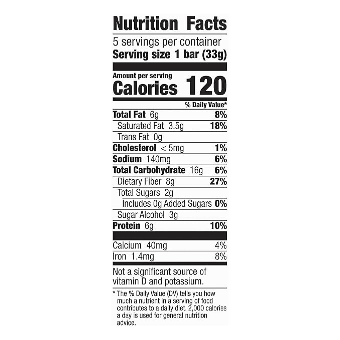 Fiber One Protein Chewy Bars, Coconut Almond, 5 ct.