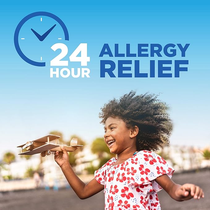Amazon Basic Care 24-Hour Children Allergy 10 mg, 6+, 30 30 Count