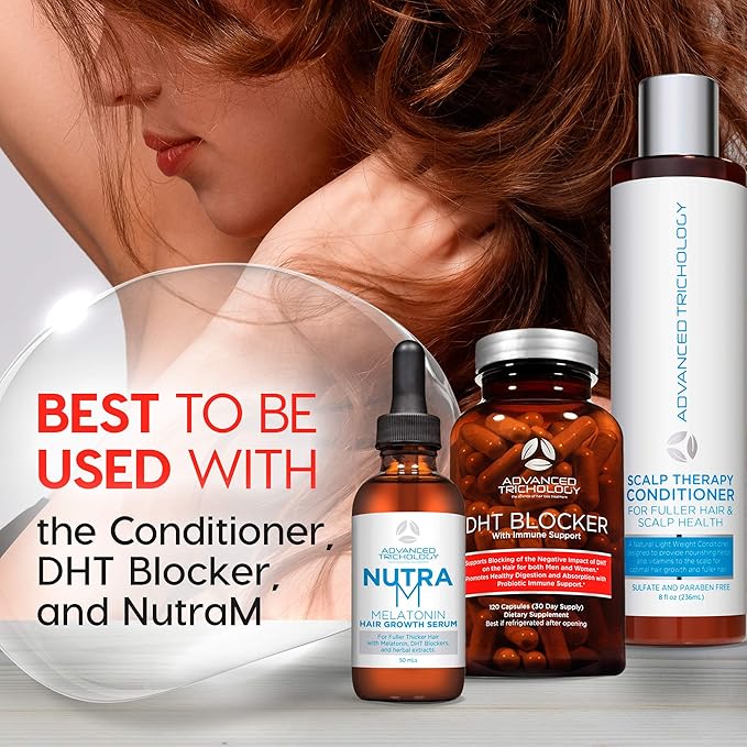 HairStem DHT Blocker Hair Growth Shampoo Products with Biotin, Saw Palmetto - Clinically Developed - Hair Loss Products Treatments- 10oz