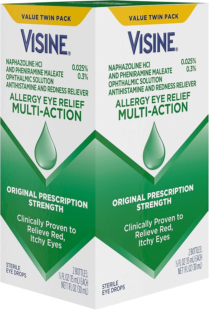 Visine Allergy Eye Relief Multi-Action Antihistamine 0.5 fl. 2)