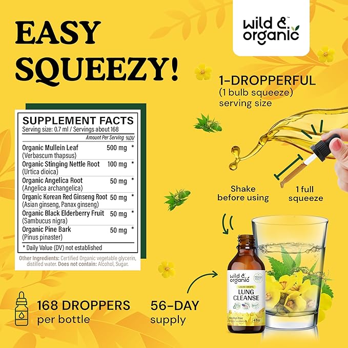 Wild & Organic Lung Detox and 4 fl