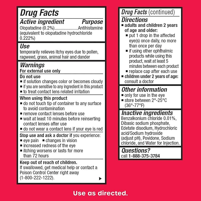 HealthCareAisle Eye Allergy Itch Relief 0.2% - 2.5mL (Twin