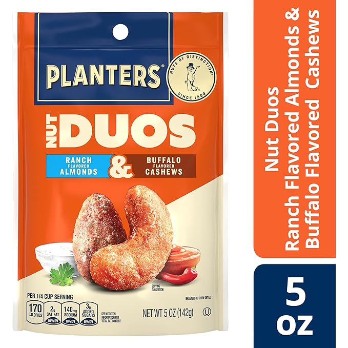 PLANTERS Nut Duos Ranch Almonds & 5 oz