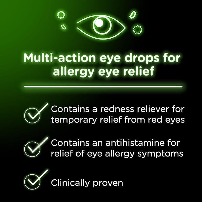 Visine Allergy Eye Relief Multi-Action Antihistamine 0.5 fl.