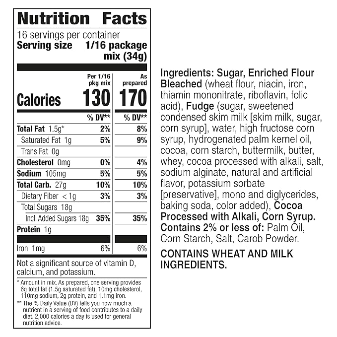Betty Crocker Delights Supreme Fudge Brownie Mix, 19.1 oz.