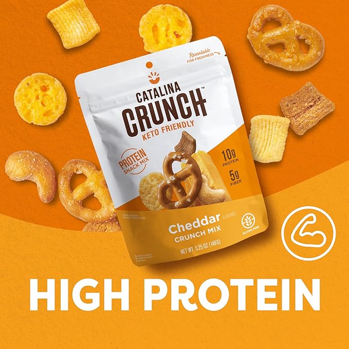 Catalina Crunch Mix Cheddar Protein Snack Mix 5
