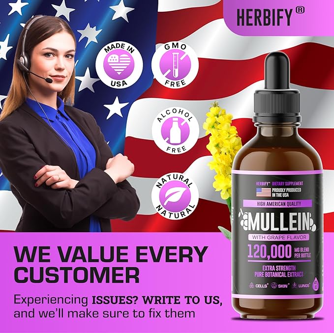 HERBIFY Mullein Drops 4 Oz