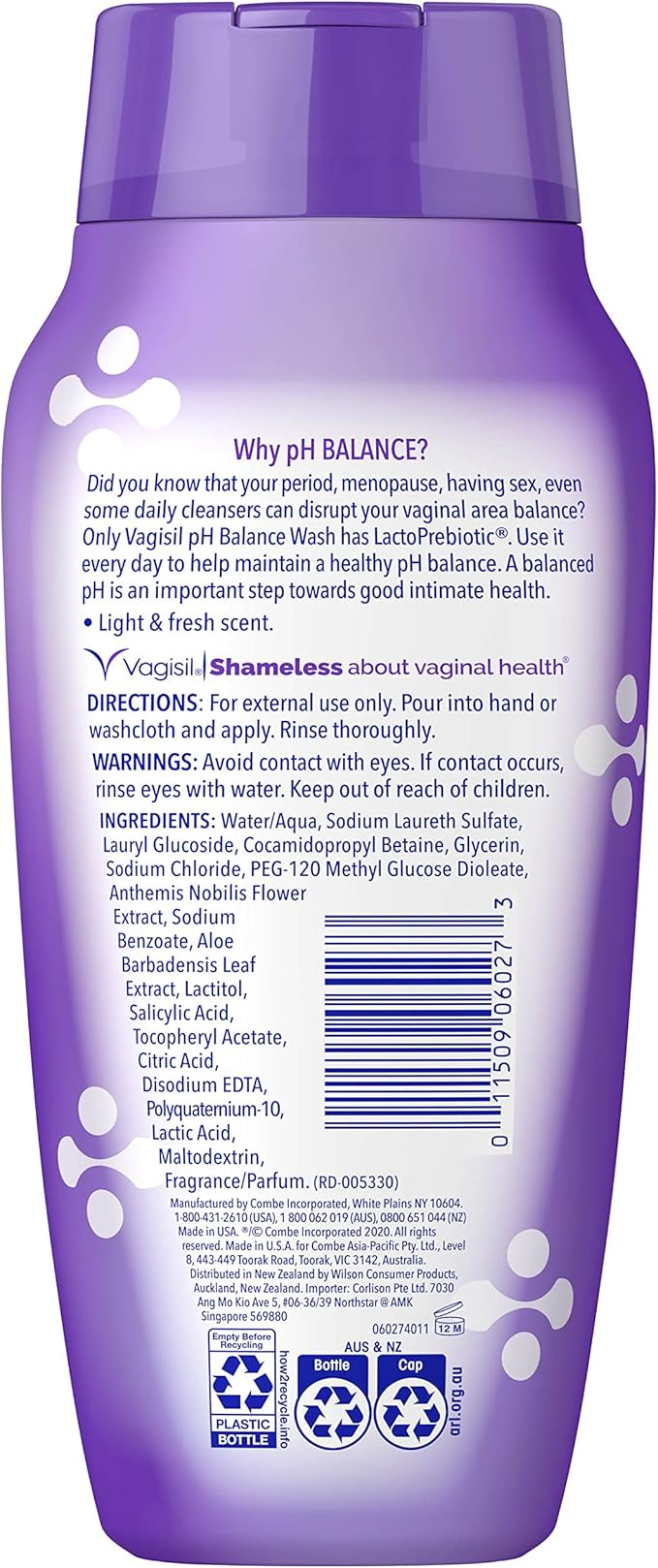 Vagisil Feminine Wash for Intimate Area 12 oz, 1)