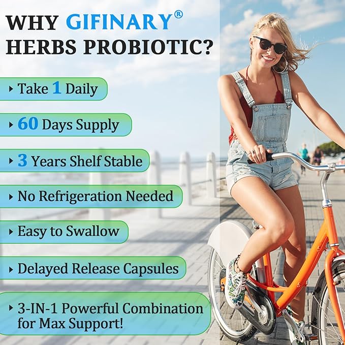 Probiotics for Women and Men, 300 24 Strains 15 Organic 8 Month