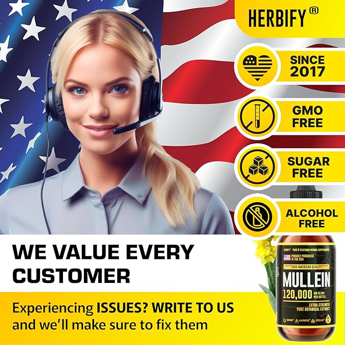 HERBIFY Mullein Drops 4 Oz