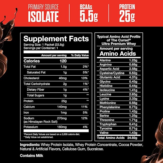 JNX SPORTS The Curse! Ultra Premium 25g Protein