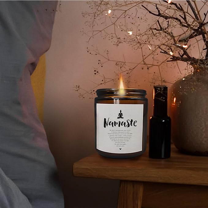 Mancheng-zi Namaste Candle, Yoga Gifts