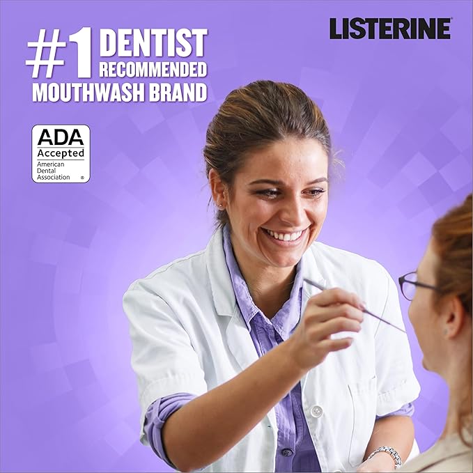 Listerine Total Care Anticavity Fluoride Mouthwash, 99.9% of 1L (Pack 2)