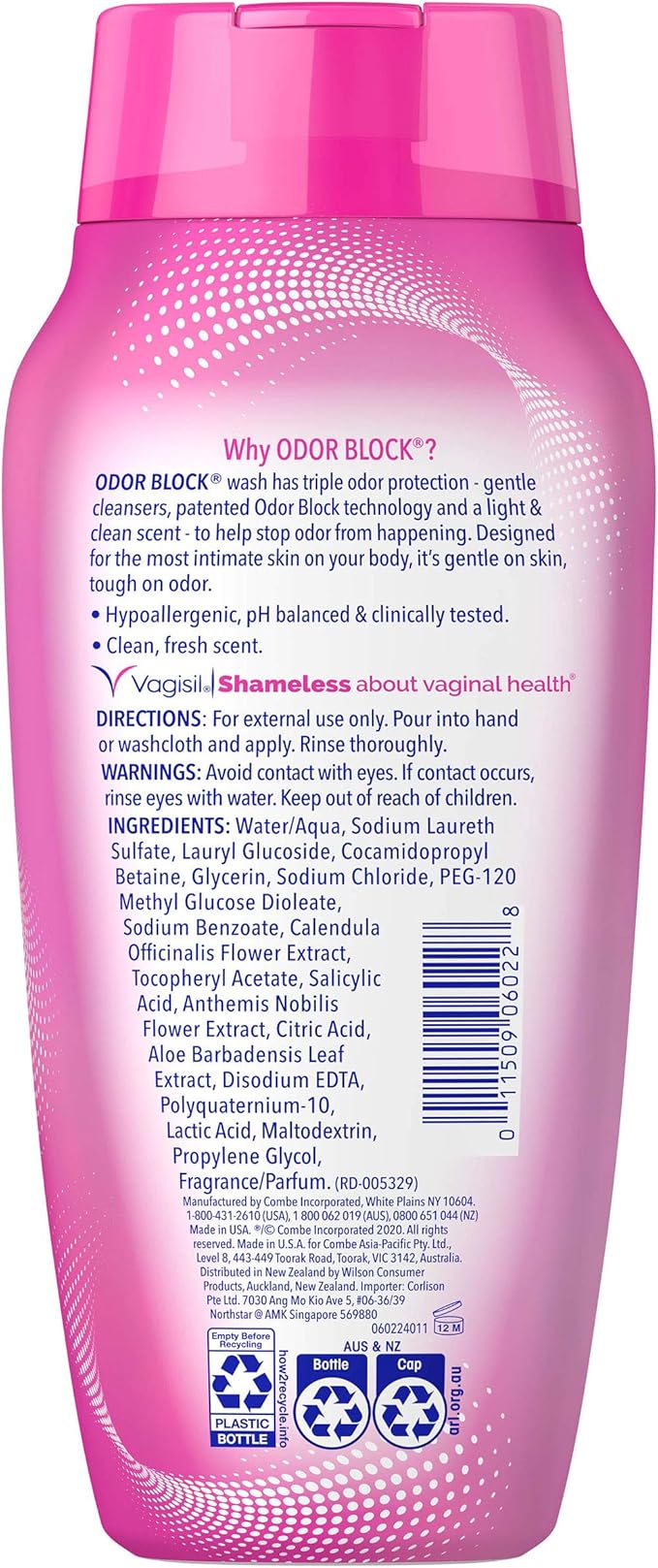 Vagisil Feminine Wash for Intimate Area 12 oz, 3)