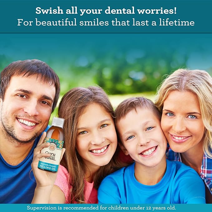 3 Pack GuruNanda Original Oil Pulling (8.45 fl.oz 3)