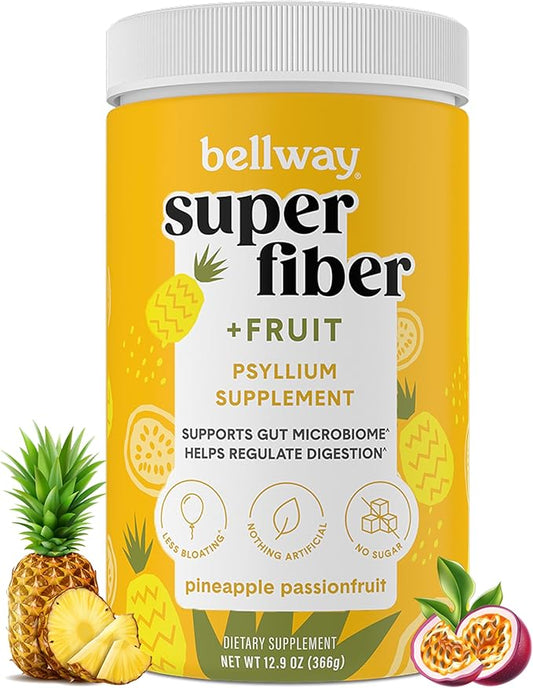 Bellway Super Fiber Powder + Fruit, (50 Servings)