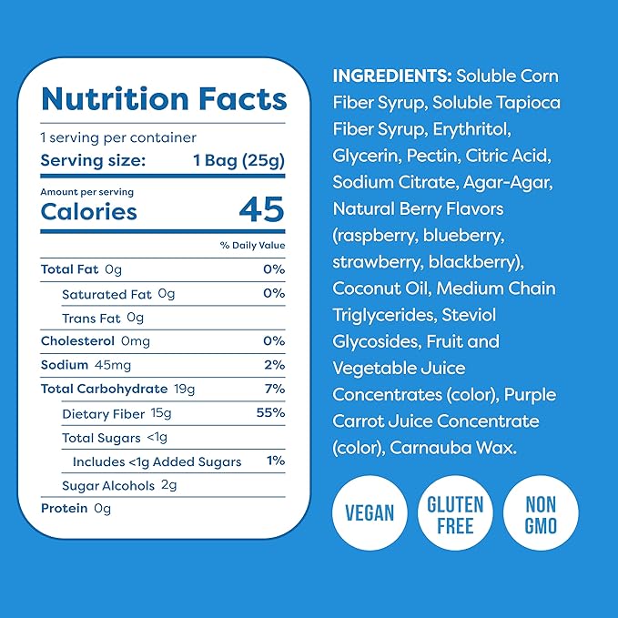 Kiss My Keto Gummies Candy – Low Carb Candy Berry Bites, Keto Snack Pack – Healthy Candy Gummys – Vegan Candy, Keto Gummy Candy – Keto Candy Gummies (16-pack)
