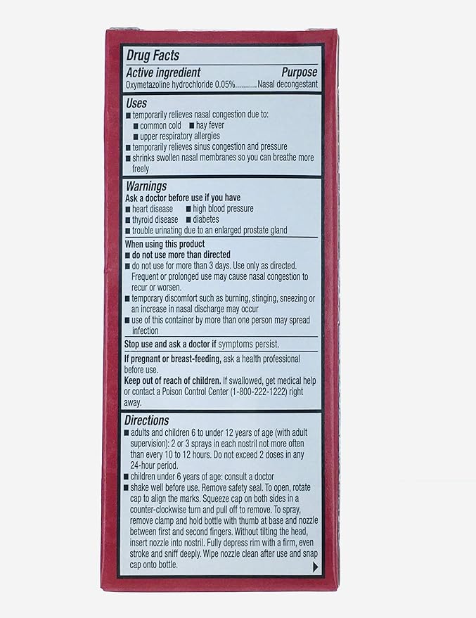Family Care Nasal Relief Pump Mist .5OZ [ 3 ]