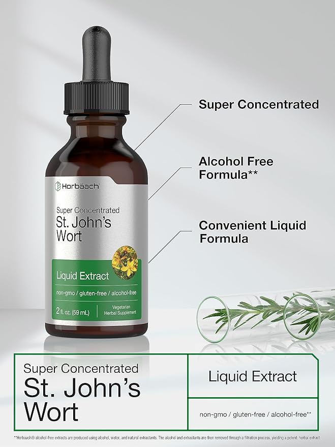 Horbäach St Johns Wort Tincture 2 Oz