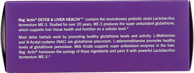 REG'ACTIV Detox & Liver Health, 60 ME-3