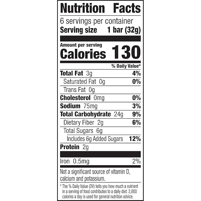 Nature Valley Chewy Fruit & Nut Granola Bars, Cranberry Pomegranate, 6 Bars, 6.7 OZ (Pack of 6)