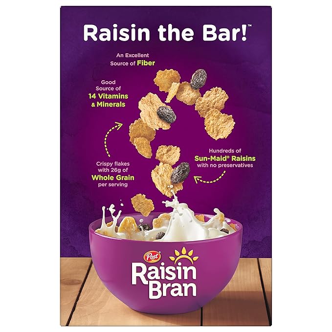 Post Raisin Bran®, Whole Grain Wheat 16.6 Ounce