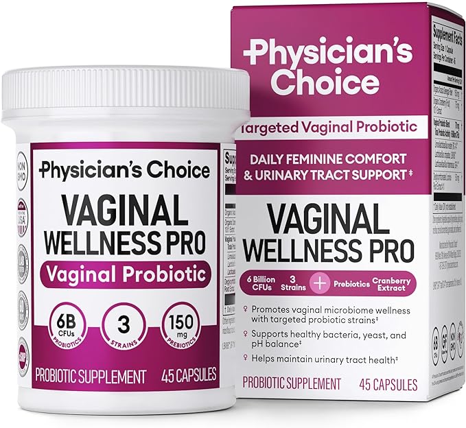 Physician's CHOICE Vaginal Probiotics for Women 6B CFU 45 CT