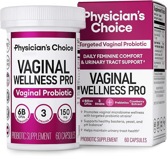 Physician's CHOICE Vaginal Probiotics for Women 6B CFU 60 CT