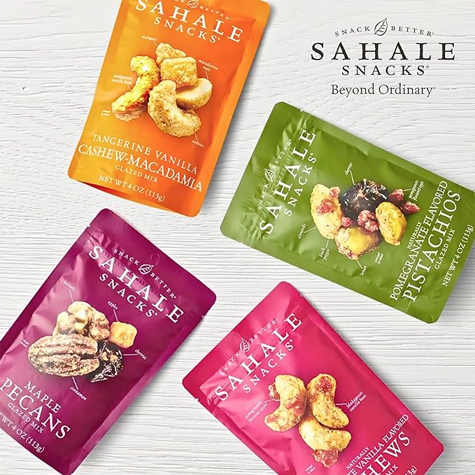 Sahale Snacks Pomegranate Pistachios Glazed Mix, 4 Ounces 6)