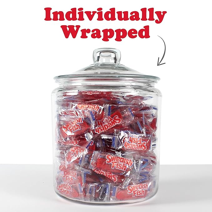 Swedish Fish 43146 Grab-and-Go Candy Snacks in Reception Box, 240-Pieces/Box
