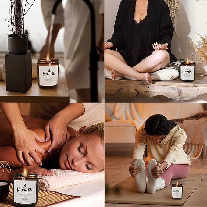 Mancheng-zi Namaste Candle, Yoga Gifts