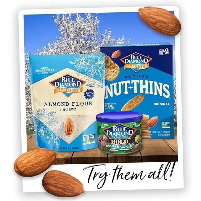 Blue Diamond Almonds Honey Roasted Snack 1 Pound 1)